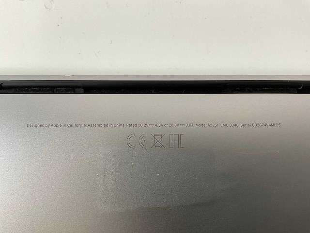 Apple macbook pro 13,3”, core(tm) i5 10th gen, 16 gb ram, 512 gb nvme laptop - afbeelding 7 van  7