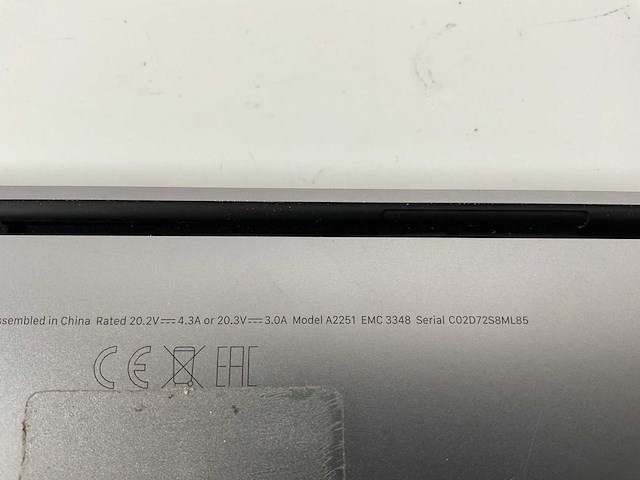 Apple macbook pro 13,3”, core(tm) i5 10th gen, 16 gb ram, 512 gb nvme laptop - afbeelding 6 van  6