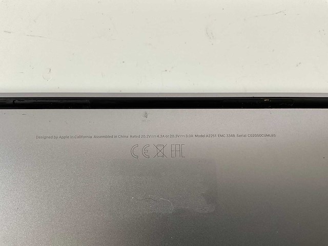 Apple macbook pro 13,3”, core(tm) i5 10th gen, 16 gb ram, 512 gb nvme laptop - afbeelding 7 van  7