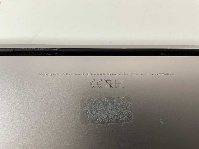 Apple macbook pro 13.3”, core(tm) i5 8th gen, 16 gb ram, 251 gb nvme laptop - afbeelding 7 van  7