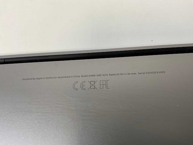 Apple macbook pro 13.3”, core(tm) i5 8th gen, 16 gb ram, 500 gb nvme laptop - afbeelding 7 van  7