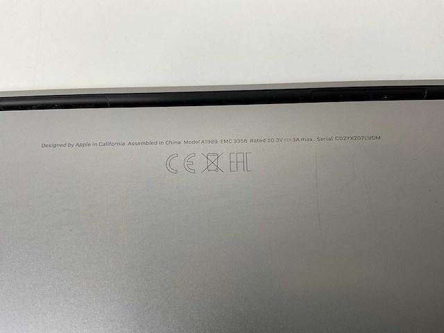 Apple macbook pro 13.3”, core(tm) i5 8th gen, 16 gb ram, 500 gb nvme laptop - afbeelding 7 van  7