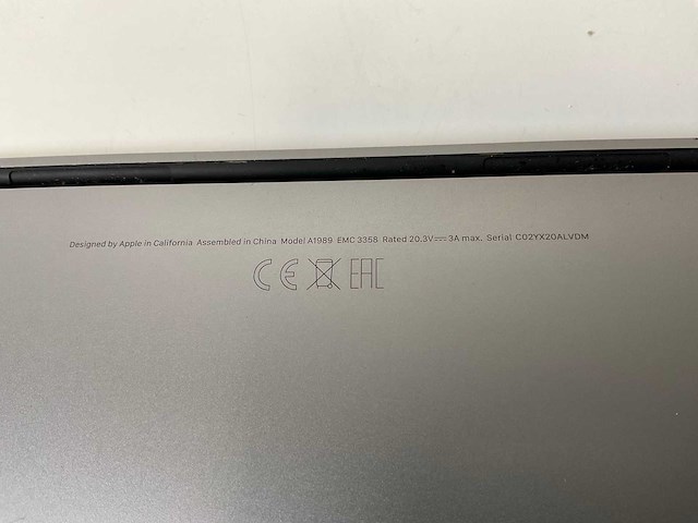 Apple macbook pro 13.3”, core(tm) i5 8th gen, 16 gb ram, 500 gb nvme laptop - afbeelding 7 van  7
