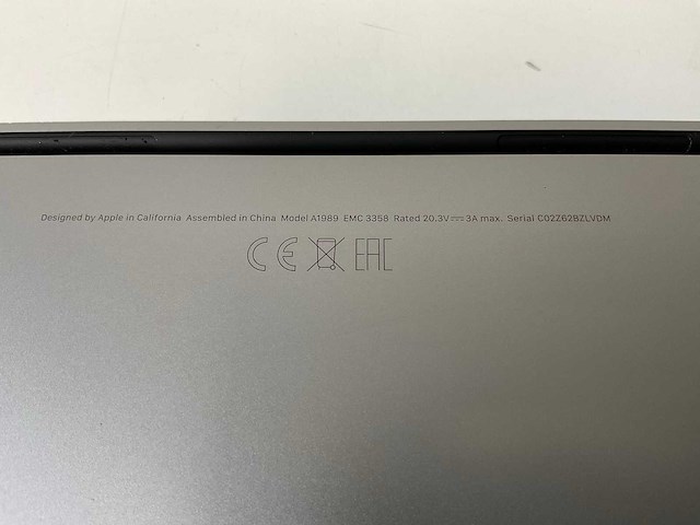 Apple macbook pro 13.3”, core(tm) i5 8th gen, 16 gb ram, 500 gb nvme laptop - afbeelding 7 van  7
