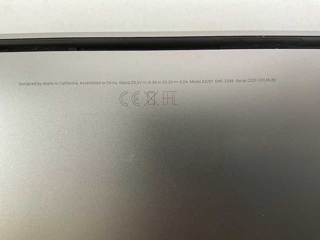 Apple macbook pro 13.3“ core(tm) i7 10th gen, 16 gb ram, 1 tb nvme laptop - afbeelding 7 van  7