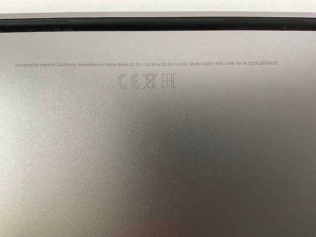 Apple macbook pro 13.3“ core(tm) i7 10th gen, 16 gb ram, 1 tb nvme laptop - afbeelding 6 van  6