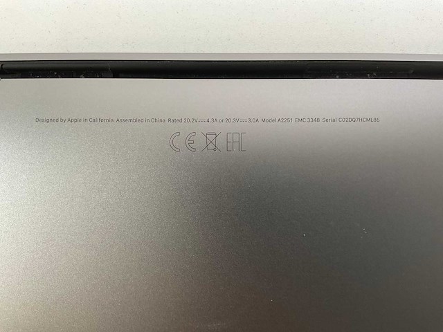 Apple macbook pro 13.3“ core(tm) i7 10th gen, 16 gb ram, 1 tb nvme laptop - afbeelding 7 van  7