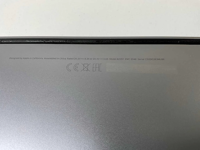 Apple macbook pro 13.3”, core(tm) i7 10th gen, 16 gb ram, 1 tb nvme laptop - afbeelding 7 van  7