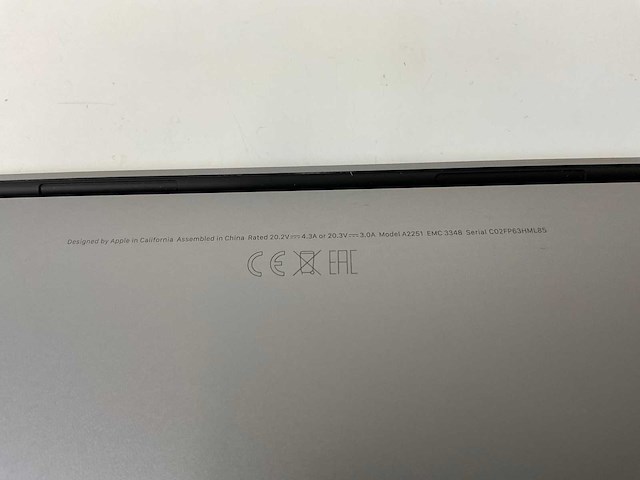 Apple macbook pro 13.3”, core(tm) i7 10th gen, 16 gb ram, 500 gb nvme laptop - afbeelding 7 van  7