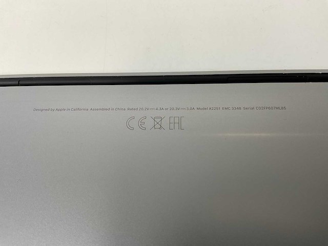 Apple macbook pro 13.3”, core(tm) i7 10th gen, 16 gb ram, 500 gb nvme laptop - afbeelding 7 van  7