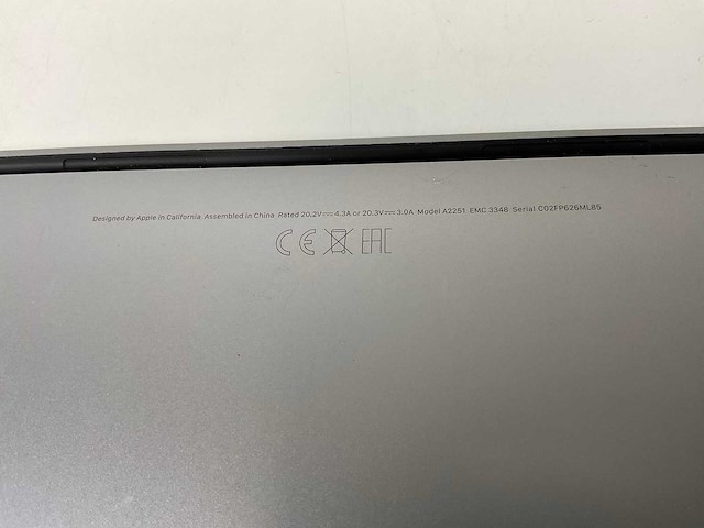 Apple macbook pro 13.3”, core(tm) i7 10th gen, 16 gb ram, 500 gb nvme laptop - afbeelding 7 van  7