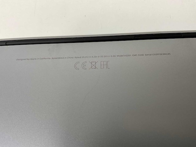 Apple macbook pro 13.3”, core(tm) i7 10th gen, 16 gb ram, 500 gb nvme laptop - afbeelding 7 van  7