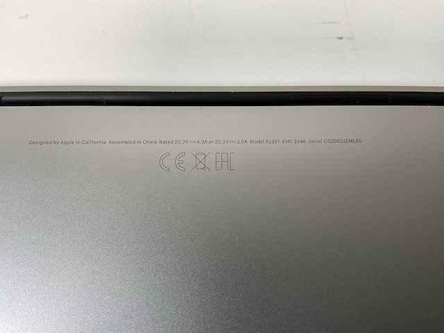Apple macbook pro 13.3”, core(tm) i7 10th gen, 16 gb ram, 500 gb nvme laptop - afbeelding 7 van  7