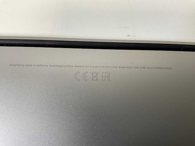 Apple macbook pro 13.3”, core(tm) i7 10th gen, 16 gb ram, 500 gb nvme laptop - afbeelding 7 van  7