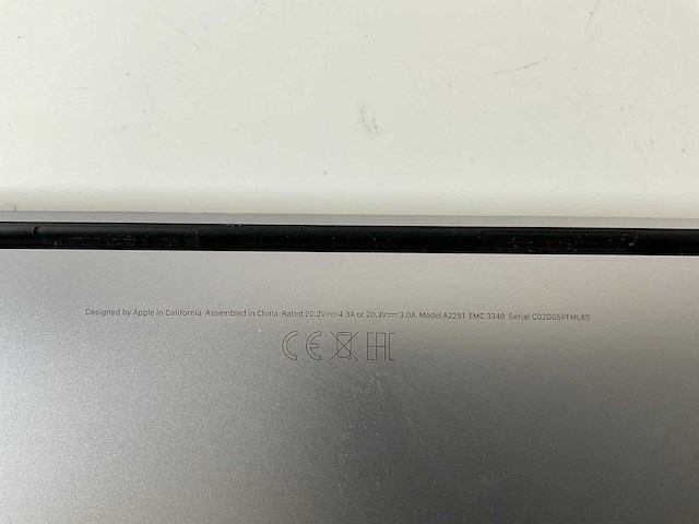 Apple macbook pro 13.3”, core(tm) i7 10th gen, 16 gb ram, 500 gb nvme laptop - afbeelding 6 van  6
