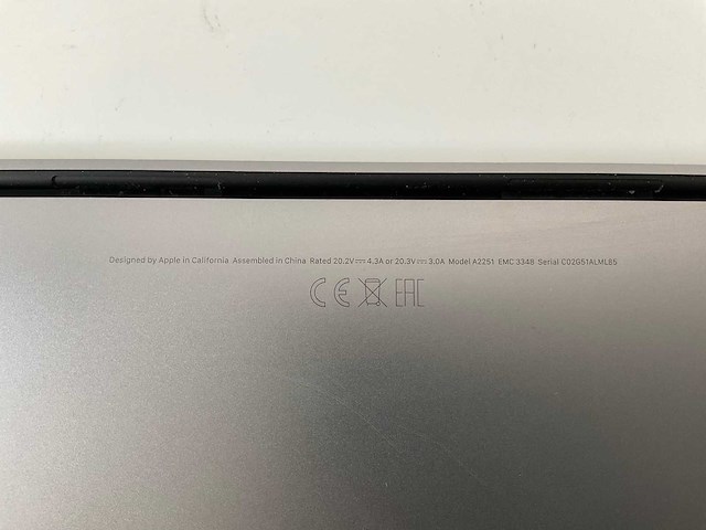 Apple macbook pro 13.3”, core(tm) i7 10th gen, 16 gb ram, 500 gb nvme laptop - afbeelding 7 van  7
