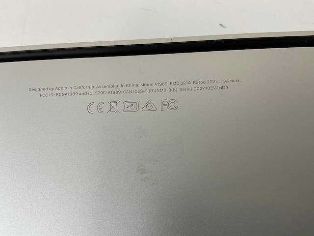 Apple macbook pro 13.3”, core(tm) i7 8th gen, 16 gb ram, 251 gb nvme laptop - afbeelding 7 van  7