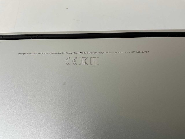 Apple macbook pro 13.3”, core(tm) i7 8th gen, 16 gb ram, 251 gb nvme laptop - afbeelding 7 van  7