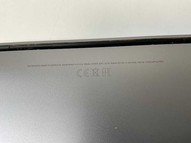 Apple macbook pro 13.3”, core(tm) i7 8th gen, 16 gb ram, 251 gb nvme laptop - afbeelding 6 van  6