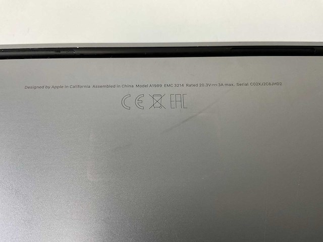 Apple macbook pro 13.3”, core(tm) i7 8th gen, 16 gb ram, 251 gb nvme laptop - afbeelding 7 van  9