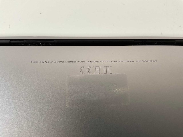 Apple macbook pro 13.3”, core(tm) i7 8th gen, 16 gb ram, 251 gb nvme laptop - afbeelding 7 van  7