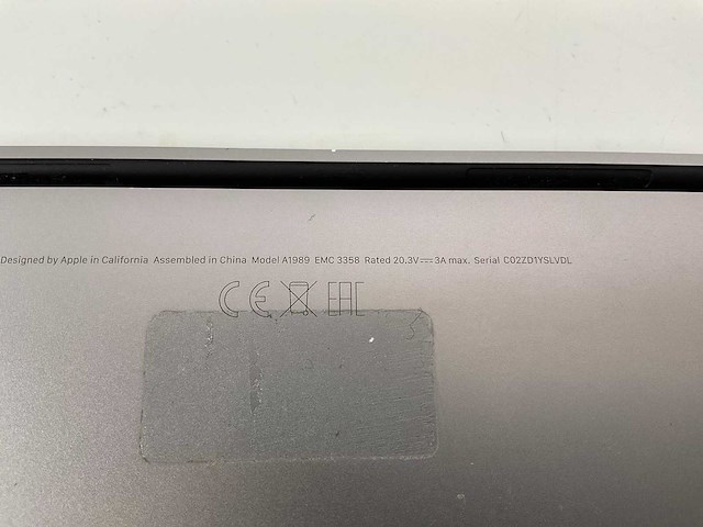 Apple macbook pro 13.3”, core(tm) i7 8th gen, 16 gb ram, 251 gb nvme laptop - afbeelding 7 van  7