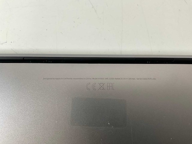 Apple macbook pro 13.3”, core(tm) i7 8th gen, 16 gb ram, 251 gb ssd laptop - afbeelding 7 van  7