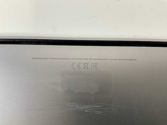 Apple macbook pro 13.3”, core(tm) i7 8th gen, 16 gb ram, 256 gb nvme laptop - afbeelding 7 van  7