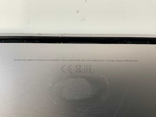 Apple macbook pro 13.3”, core(tm) i7 8th gen, 16 gb ram, 256 gb nvme laptop - afbeelding 7 van  7