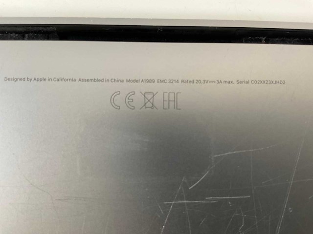 Apple macbook pro 13.3”, core(tm) i7 8th gen, 16 gb ram, 256 gb nvme laptop - afbeelding 7 van  7