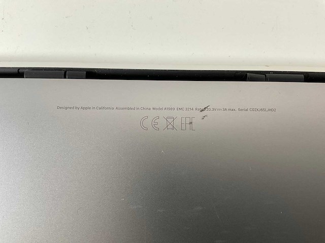 Apple macbook pro 13.3”, core(tm) i7 8th gen, 16 gb ram, 256 gb nvme laptop - afbeelding 7 van  7