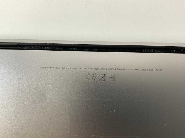 Apple macbook pro 13.3”, core(tm) i7 8th gen, 16 gb ram, 500 gb nvme laptop - afbeelding 7 van  7