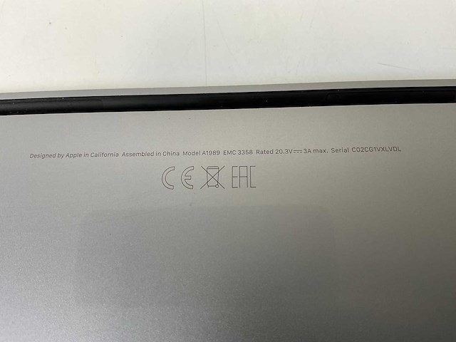 Apple macbook pro 13.3”, core(tm) i7 8th gen, 16 gb ram, 500 gb nvme laptop - afbeelding 7 van  7