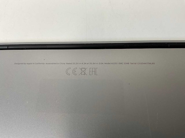 Apple macbook pro 13.3”, quadcore i7, 16 gb ram, 1 tb ssd laptop - afbeelding 7 van  7