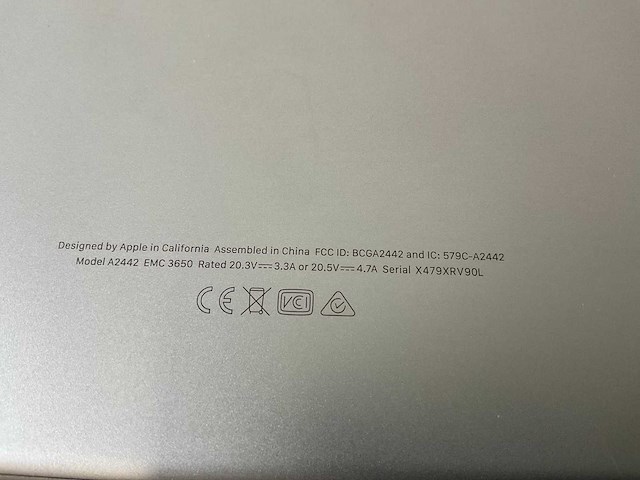 Apple macbook pro 14”, apple m1, 16 gb ram, 1 tb ssd laptop - afbeelding 6 van  6