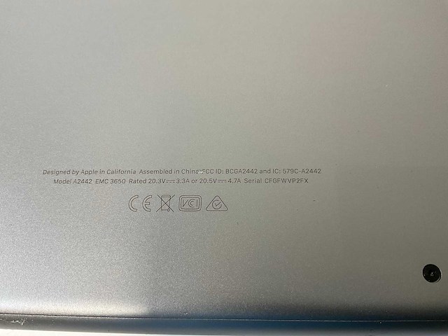 Apple macbook pro 14”, apple m1 pro, 16 gb ram, 500 gb nvme laptop - afbeelding 7 van  7