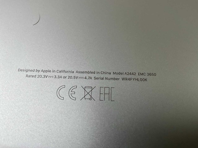 Apple macbook pro 14”, apple m1 pro, 16 gb ram, 500 gb nvme laptop - afbeelding 7 van  7