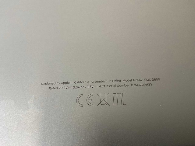 Apple macbook pro 14”, apple m1 pro, 16 gb ram, 512 gb nvme laptop - afbeelding 7 van  7