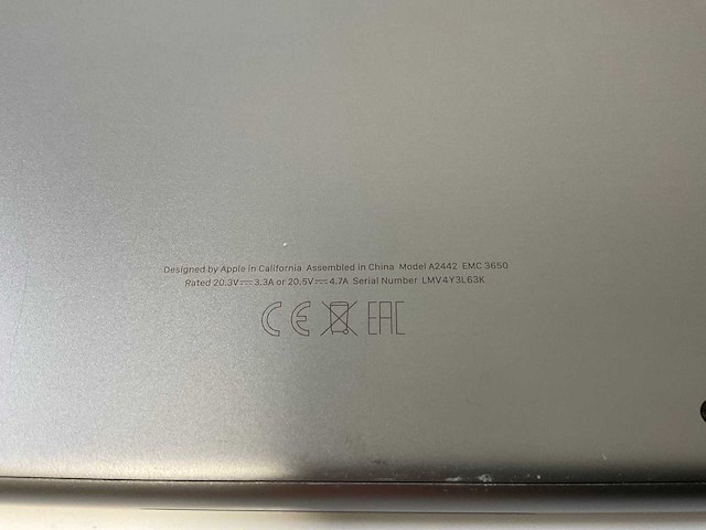 Apple macbook pro 14”, apple m1 pro, 16 gb ram, 512 gb nvme laptop - afbeelding 7 van  9