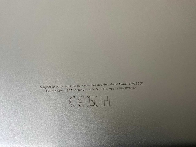 Apple macbook pro 14”, apple m1 pro, 16 gb ram, 512 gb nvme laptop - afbeelding 7 van  7