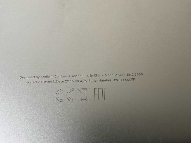 Apple macbook pro 14”, apple m1 pro, 16 gb ram, 512 gb nvme laptop - afbeelding 7 van  7