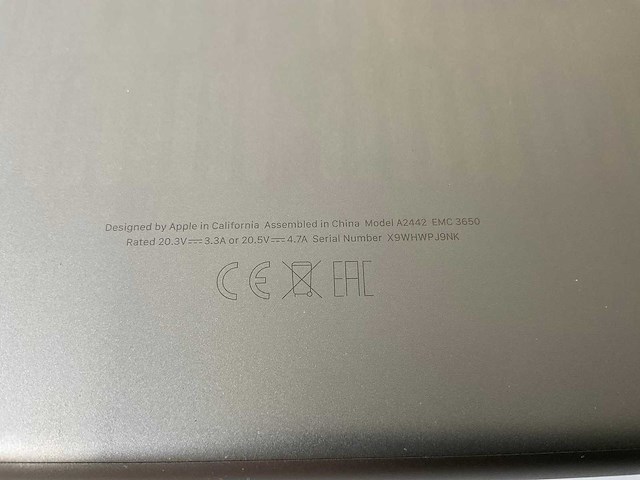 Apple macbook pro 14”, apple m1 pro, 16 gb ram, 512 gb nvme laptop - afbeelding 7 van  7