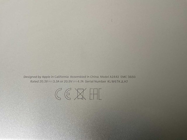 Apple macbook pro 14”, apple m1 pro, 16 gb ram, 512 gb nvme laptop - afbeelding 7 van  7