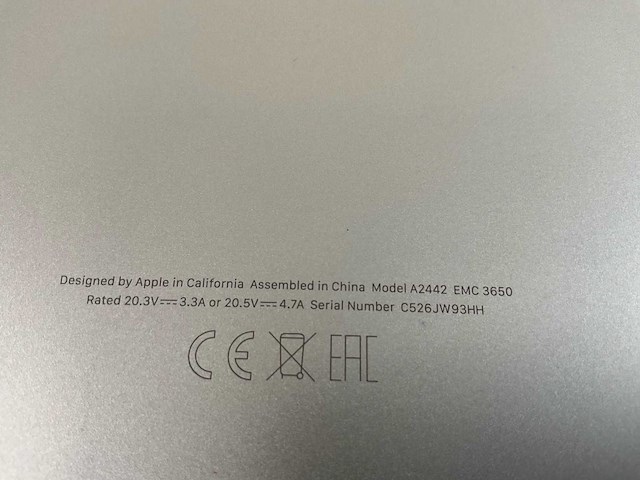 Apple macbook pro 14”, apple m1 pro, 16 gb ram, 512 gb nvme laptop - afbeelding 7 van  7