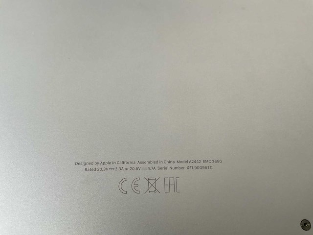 Apple macbook pro 14”, apple m1 pro, 16 gb ram, 512 gb ssd laptop - afbeelding 7 van  7