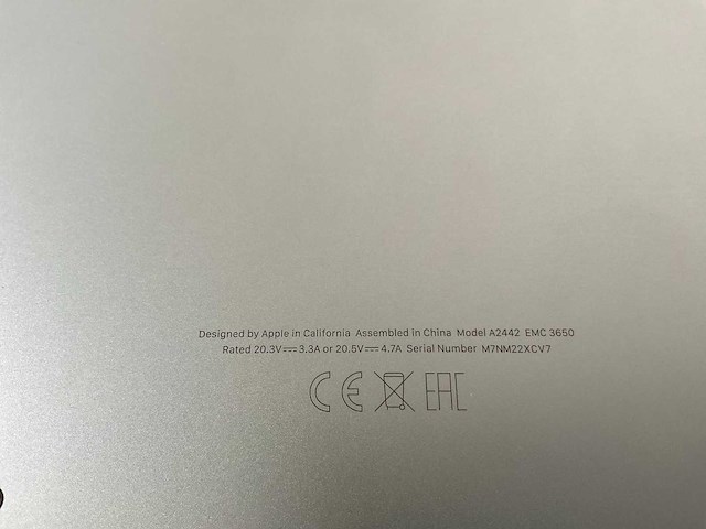 Apple macbook pro 14”, apple m1 pro, 16 gb ram, 512 gb ssd laptop - afbeelding 7 van  7