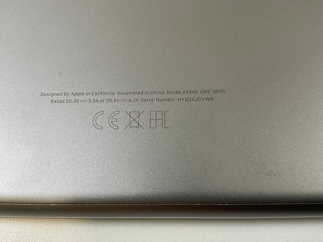 Apple macbook pro 14”, apple m1 pro, 32 gb ram, 1 tb nvme laptop - afbeelding 7 van  7