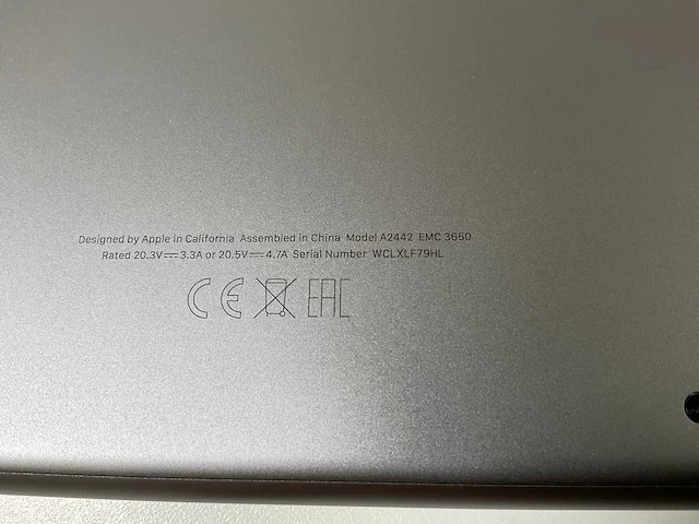 Apple macbook pro 14”, apple m1 pro, 32 gb ram, 500 gb nvme laptop - afbeelding 7 van  7