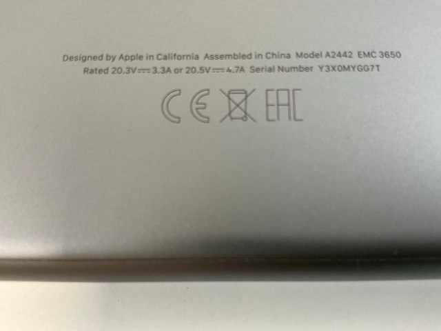Apple macbook pro 14”, apple m1 pro, 32 gb ram, 500 gb ssd laptop - afbeelding 7 van  7