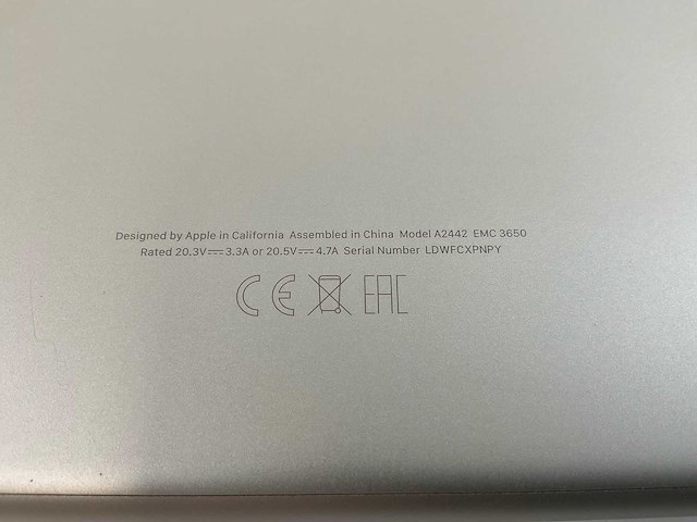 Apple macbook pro 14”, apple m1 pro, 32 gb ram, 512 gb nvme laptop - afbeelding 7 van  7